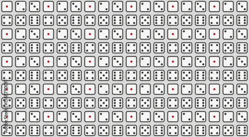 Dices background illustration vector set