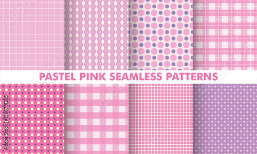 Pastel Pink Seamless Pattern – Cute Repeat Background