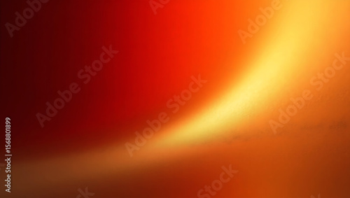 Warm abstract background with a glowing golden light curve against a deep red and orange gradient