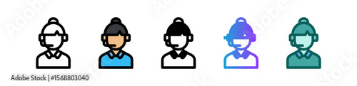 Customer Service multiple icon