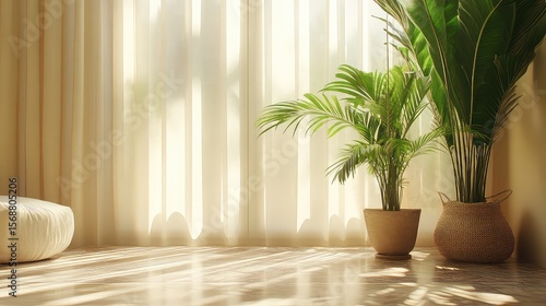 Open corners with natural light flow. 