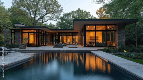 Open elegance through architectural simplicity. 