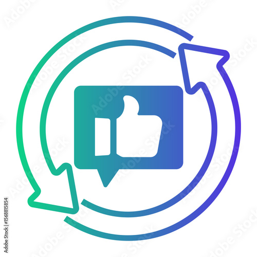 feedback Gradient icon