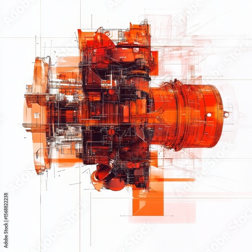 Complex industrial engine design