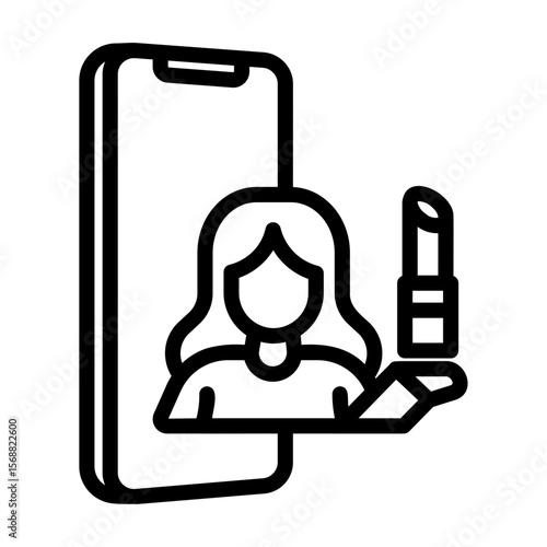 influencer Line Icon