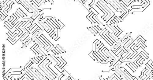 Technology circuit board background abstract pattern.. Circuit technology background with hi-tech digital data connection system and computer electronic design. 