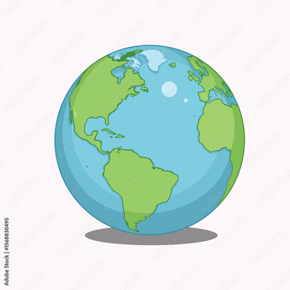globe on white background, World Globe Map Vector Illustration. globe on white background, World Globe Map Vector Illustration.