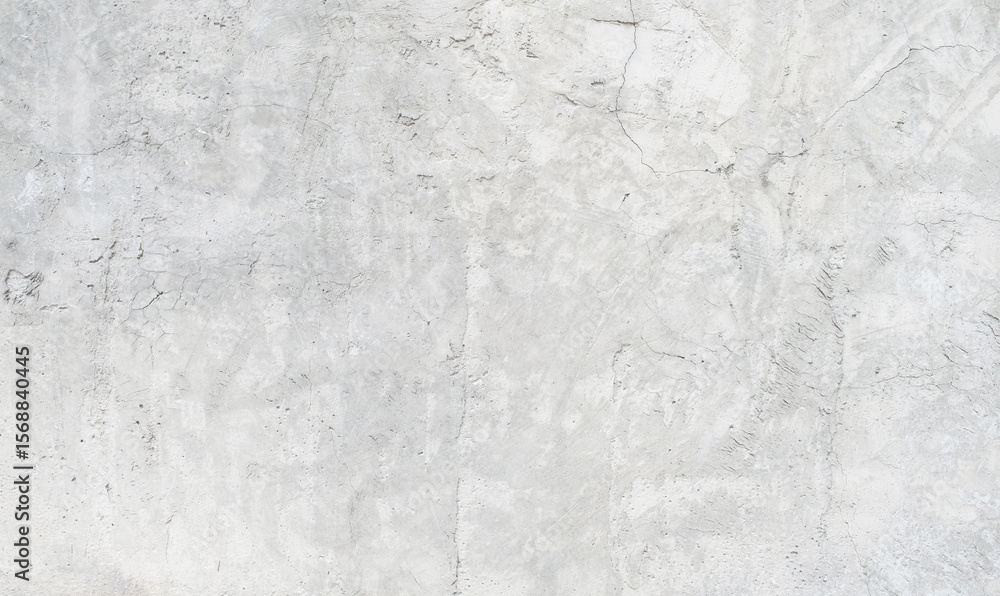 Fototapeta premium Gray plastered concrete wall texture. Wallpaper background concept