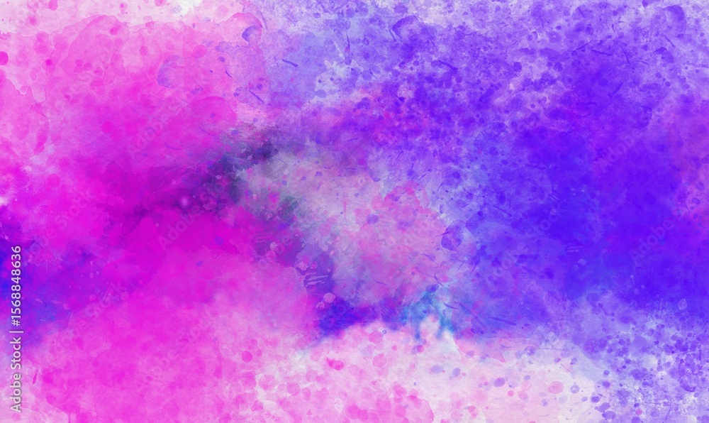 Obraz premium Watercolor flowers background vector for design.