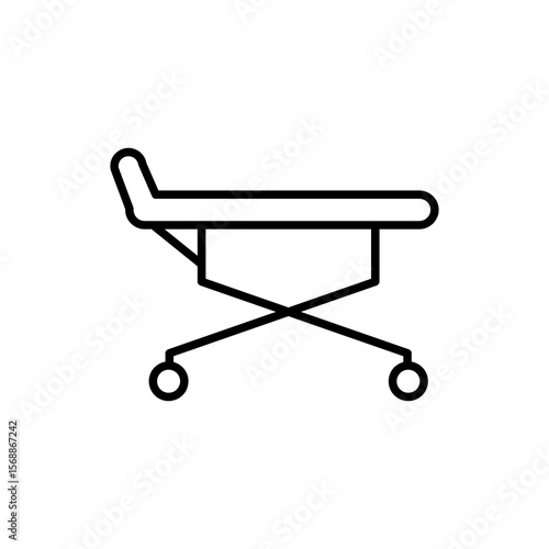 stretcher icon isolated sign symbol , trendy style illustration for web and app..eps