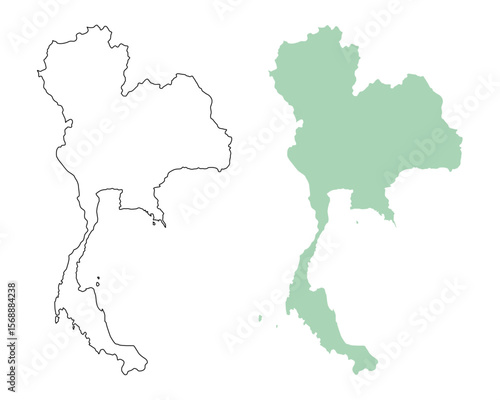 タイの地図