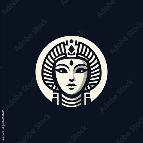Queen cleopatra logo