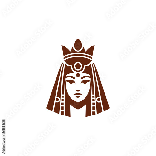 Queen cleopatra logo