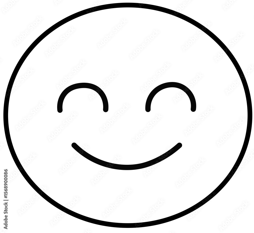 smiley face emoji icon on white background smiley face emoji icon on white background