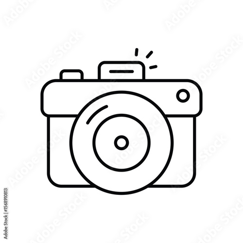 Flash Photography Icon vector stock illustration