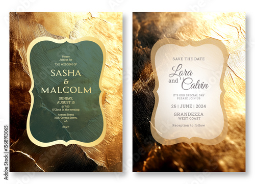 Wedding invitation template, business brochure template, luxury textured artistic flyer design, universal background, versatile vector background, creative brochure template, party invitation