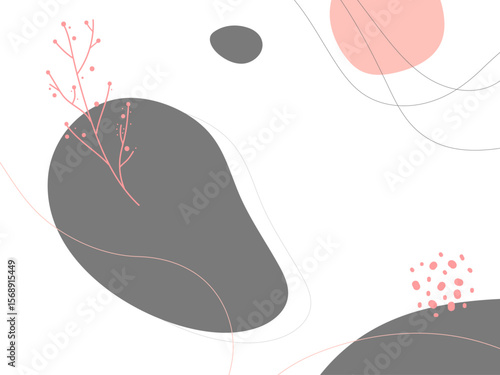 抽象的な背景　ピンク　グレー