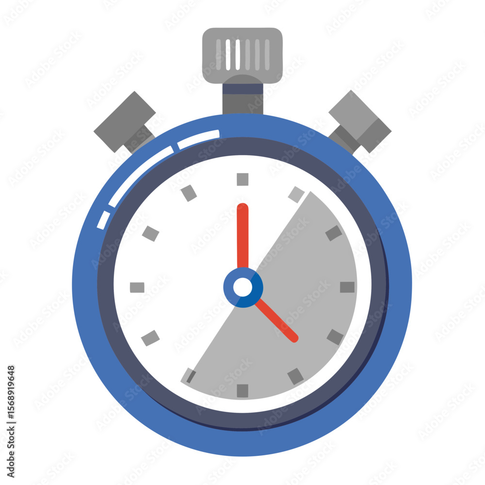 Stopwatch Illustration Vector Time Clock Timer Icon Design Stopwatch Illustration Vector Time Clock Timer Icon Design