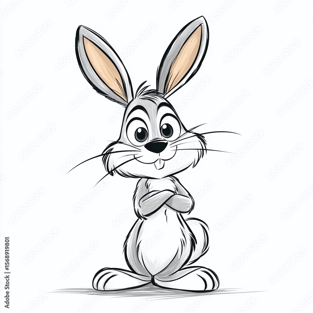 Fototapeta premium Unleash Your Creativity A Powerful Visual Prompt Generator for Stunning Rabbit Imagery