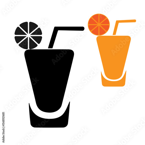 vector illustration of a cocktail