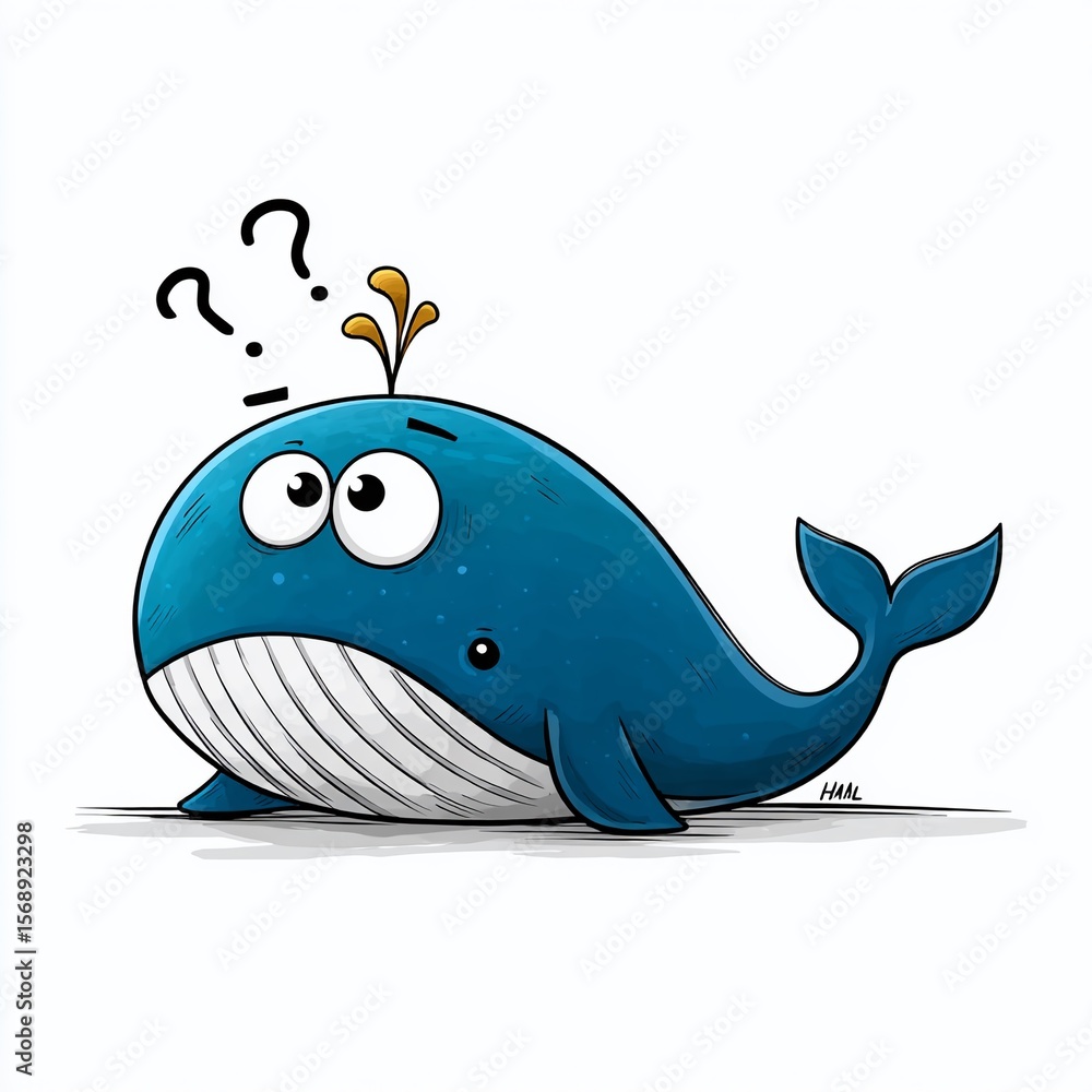 Obraz premium Unraveling Confusion A Visual Prompt Generator for Detailed Whale Imagery