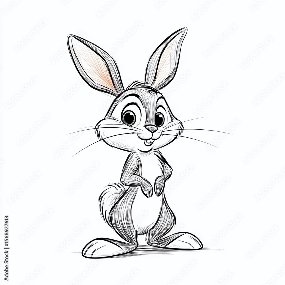 Obraz premium Unleash Your Creativity with an Expert Visual Prompt Generator Crafting Stunning Images from Curious Rabbit Concepts