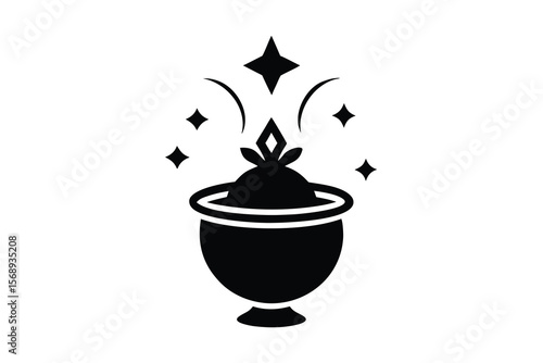 magic spell vector icon