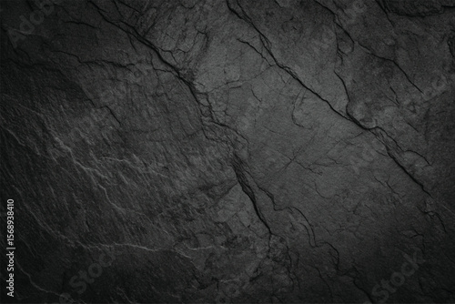 Aged, rough dark grunge texture wall with a vintage black and white distressed pattern