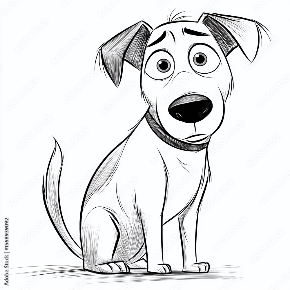 Fototapeta premium Unleash Your Creativity A Visual Prompt Generator for Frustrated Dog Images Effortlessly Create Stunning Artistic