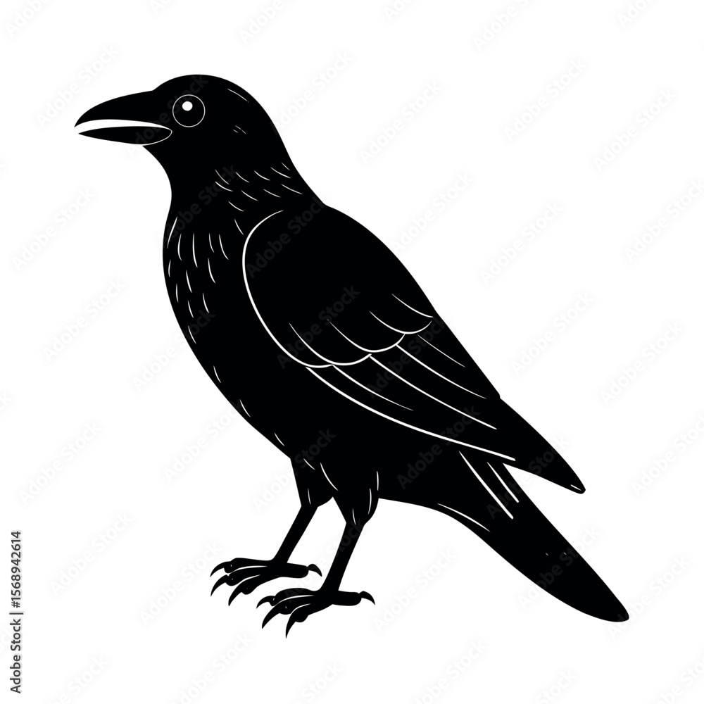 Fototapeta premium fish crow