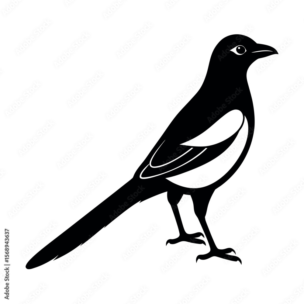 Obraz premium iberian magpie