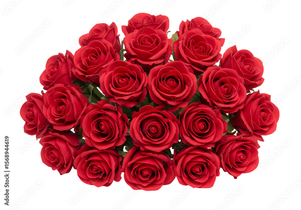 A Bountiful Cluster of Crimson Roses isolated on transparent background A Bountiful Cluster of Crimson Roses isolated on transparent background