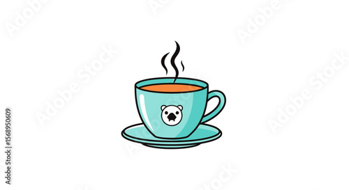 Cozy Hot Drink in a Polar Bear Mug