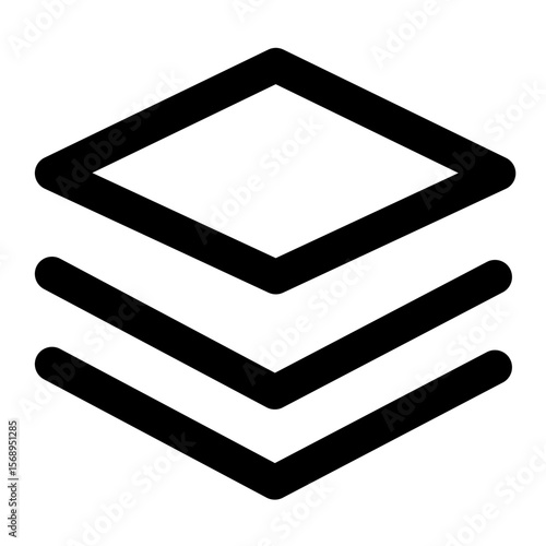 Elegant black silhouette design suitable for product introduction presentations and marketing materials