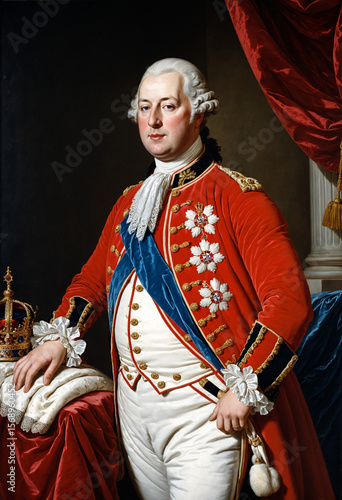 George III House of Hanover King of Great Britain and Ireland 1760 artistic interpretation
