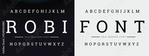 Design Modern abstract digital alphabet font. Minimal technology typography, Creative urban sport fashion futuristic font and with numbers. vector illustration.