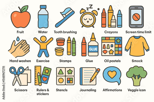 Healthy habits and creative tools for kids: education, exercise, and creativity