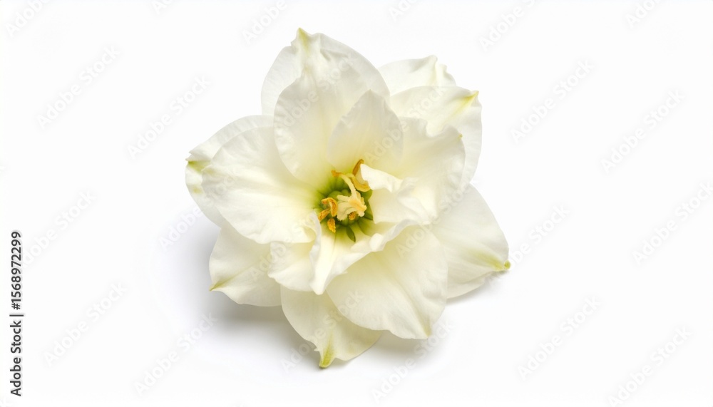 Obraz premium white flower isolated on white