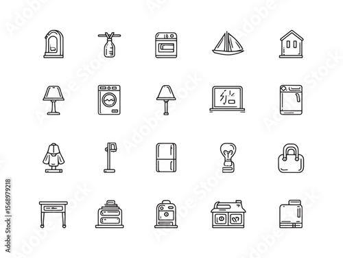 minimalist add to wishlist outline vector icon