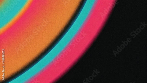 Abstract, colorful rainbow light waves create a stunning gradient design, ideal for a dynamic art or texture background