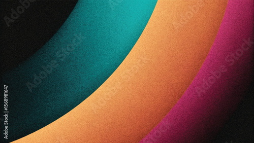 Abstract, colorful rainbow light waves create a stunning gradient design, ideal for a dynamic art or texture background