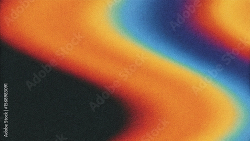 A bright, flowing abstract rainbow background with colorful light, smoke, and energy patterns