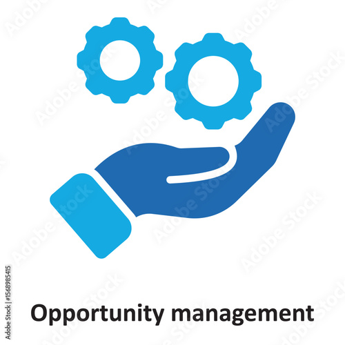 Opportunity management Vector Icon which can easily modify or edit