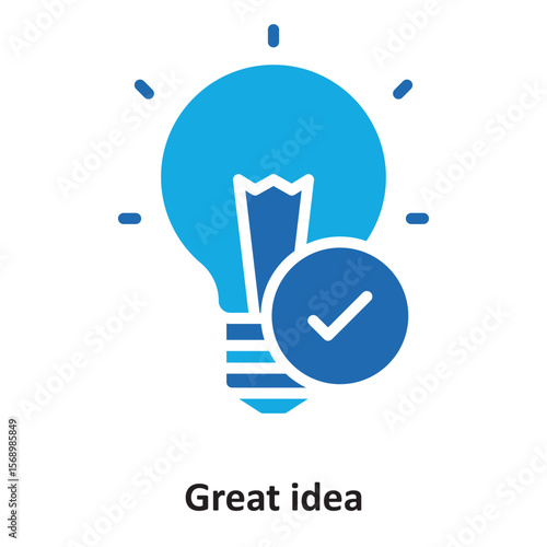 Great idea Vector Icon which can easily modify or edit