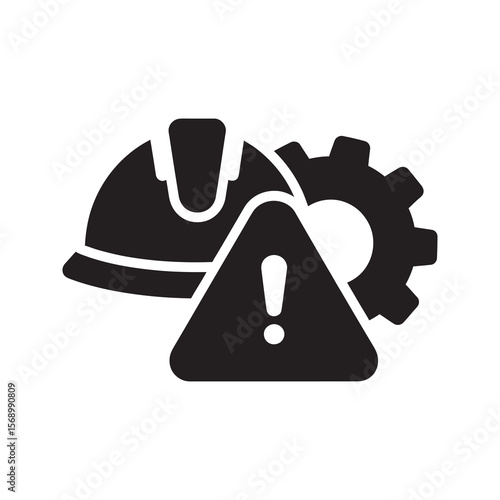 Surveillance camera on a tripod for security monitoring filming and professional video recording or public observation and safety control vector solid glyph icon