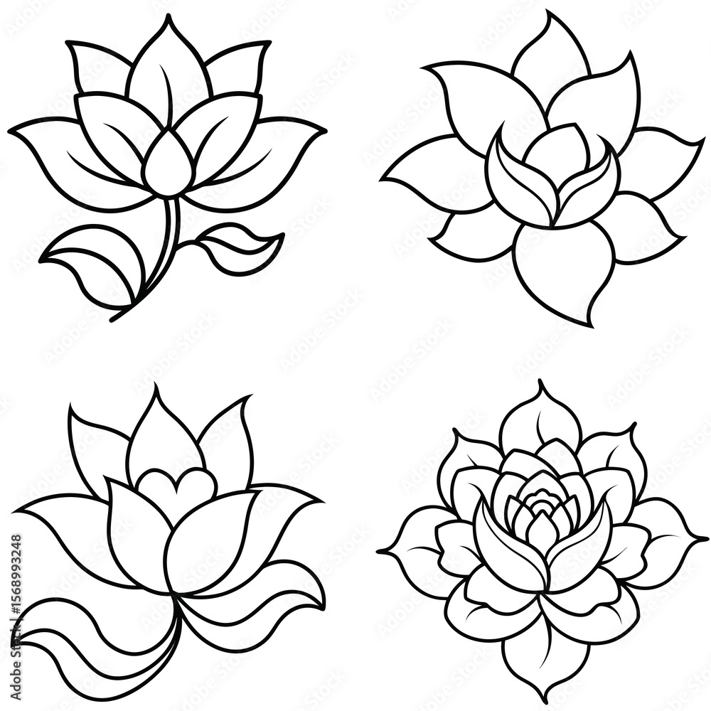 Fototapeta premium star of david and vector rose flower