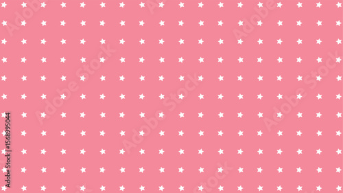 Sweet pink vector background with crisp white stars. Perfect for feminine, baby, and cute designs.