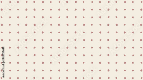 Soft cream vector background with muted red-brown stars. Perfect for rustic, vintage, or gentle designs.