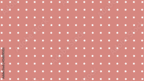 Gentle rose pink vector background with crisp white stars. Perfect for soft, feminine, or delicate designs.