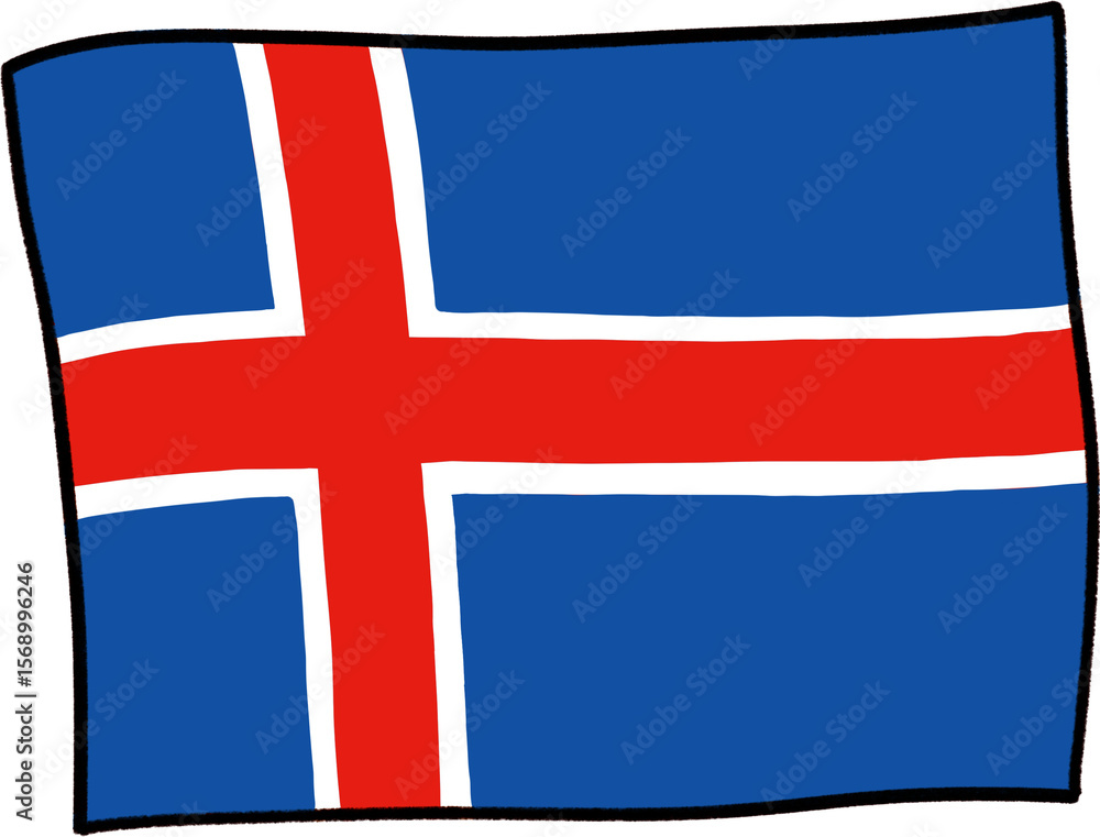 Fototapeta premium 유럽 아이슬란드 Png